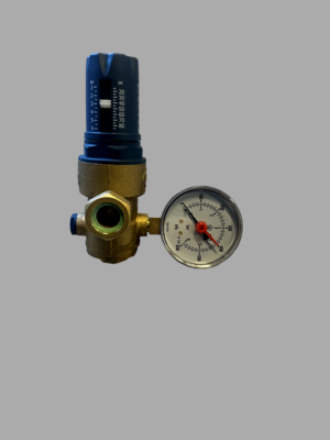 Tryckregulator med mätare
