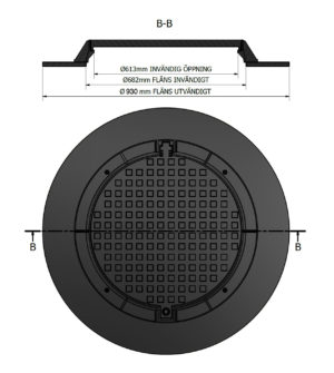 MÅTT PLASTLOCK FLÄNS 930